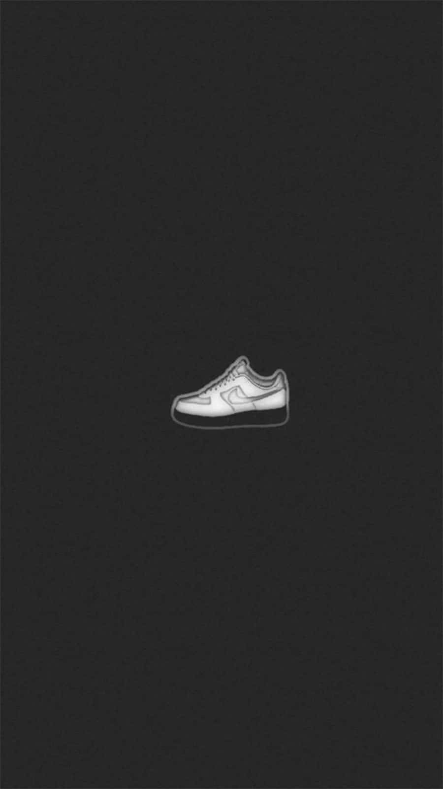 Nike AF1, white, minimalist, HD Phone Wallpaper