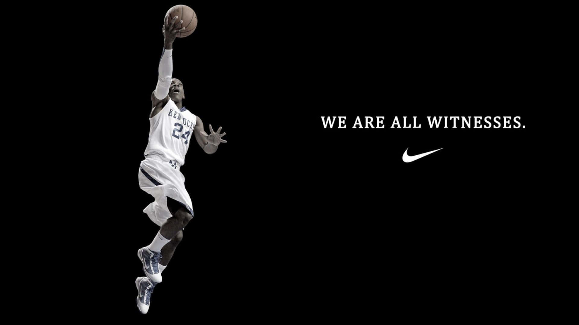 Nike Basketball, white Kentucky jersey, black background, Full HD Desktop Wallpaper