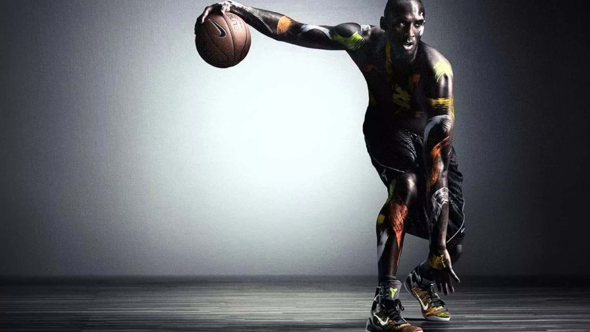 Nike Basketball, basketball player, ball, Full HD Desktop Wallpaper