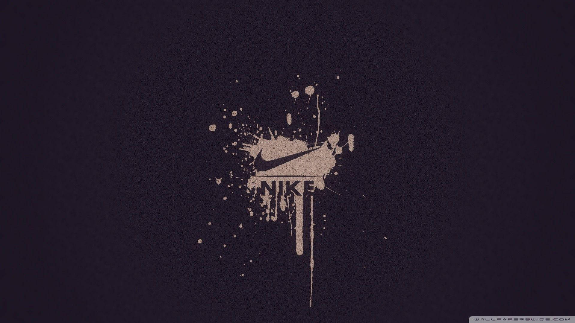 Nike, iPhone, brown splatter, Full HD Desktop Wallpaper
