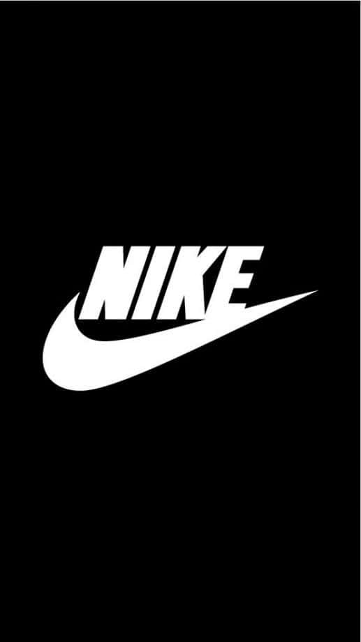 Nike, black, white, SD Phone Wallpaper