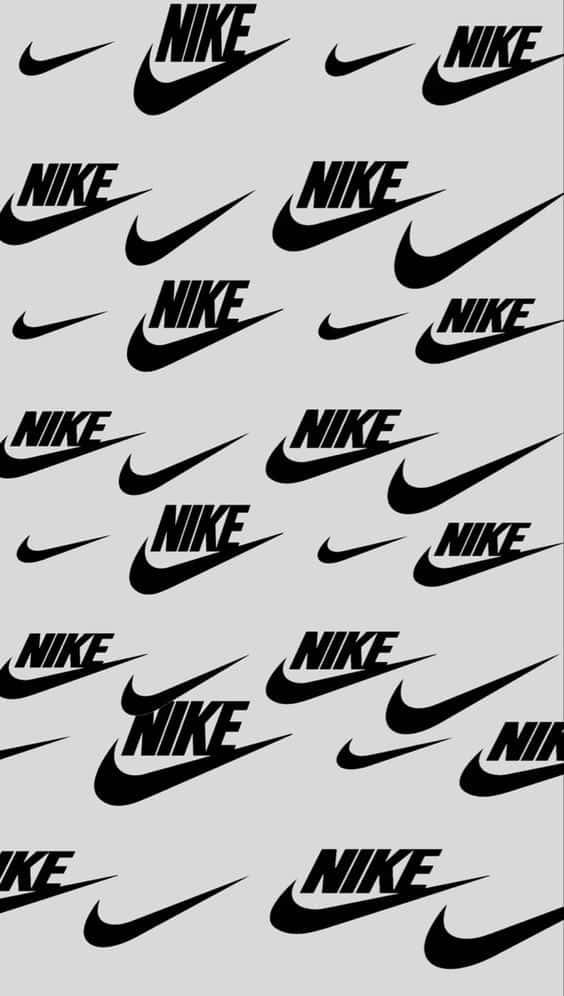 Nike, black, white, SD Phone Wallpaper