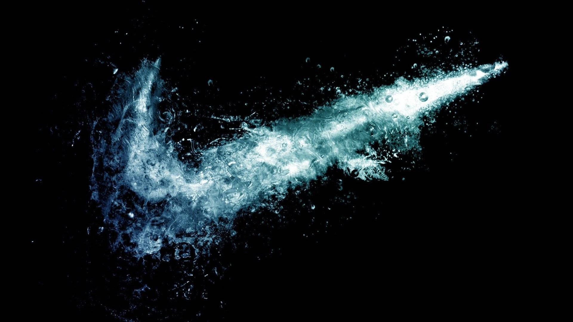 Nike, icy blue, swoosh, Full HD Desktop Wallpaper