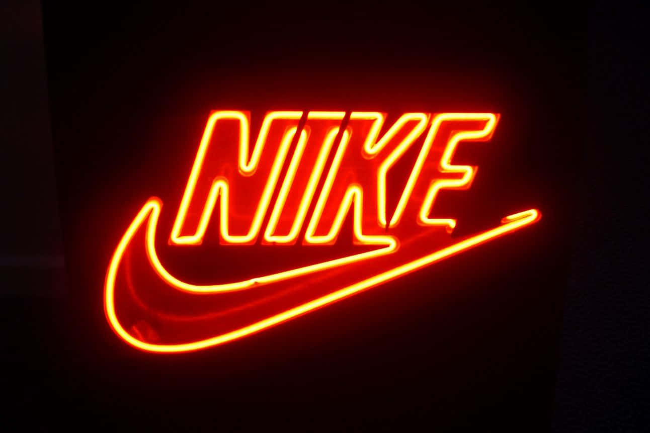red led, Neon Red LED Light, Nike logo, HD Desktop Wallpaper