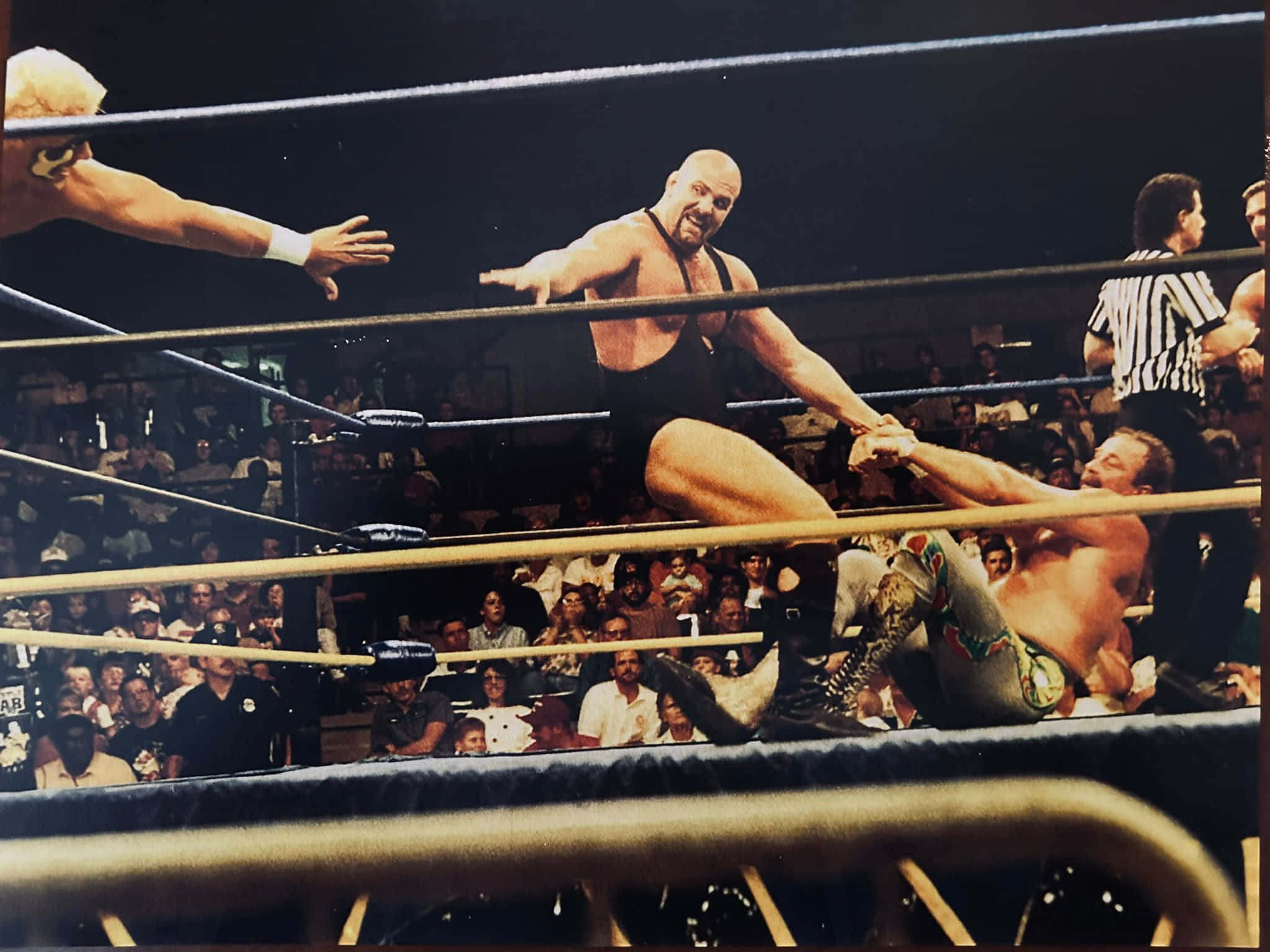 Nikita Koloff, wrestling match, black trunks, Full HD Desktop Wallpaper