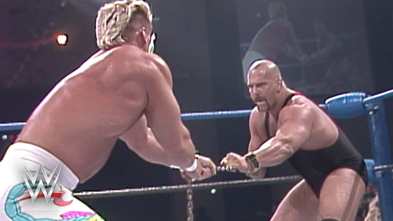Nikita Koloff, wrestling match, blue ring, HD Desktop Wallpaper