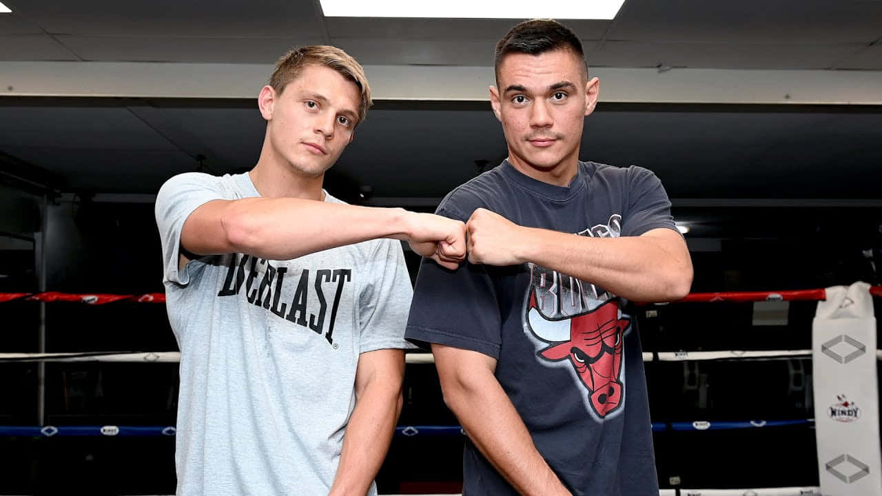 Nikita Tszyu, ring, overhead lights, HD Desktop Wallpaper