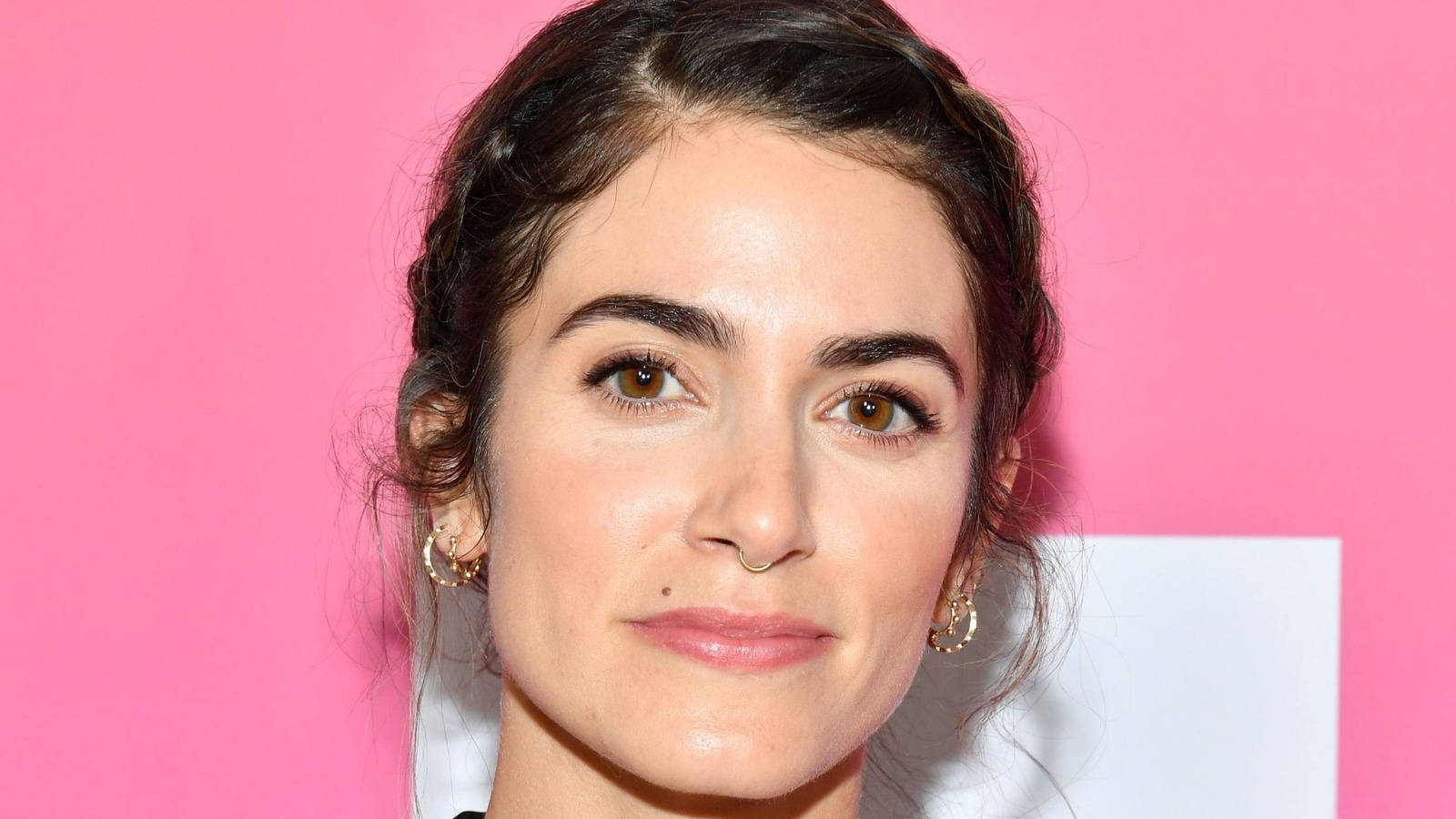 Nikki Reed, dark hair, nose ring, HD Desktop Wallpaper