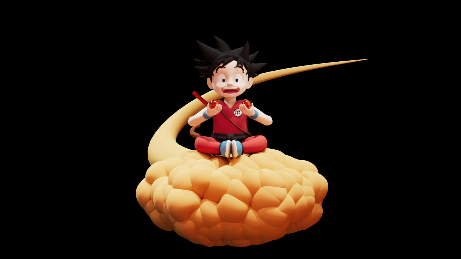 Nimbus, red gi, fluffy orange cloud, Full HD Desktop Wallpaper