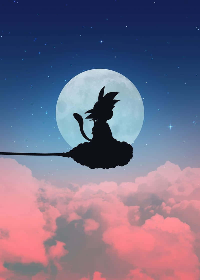Nimbus 800, 1120, spiky-haired anime character, SD Phone Wallpaper