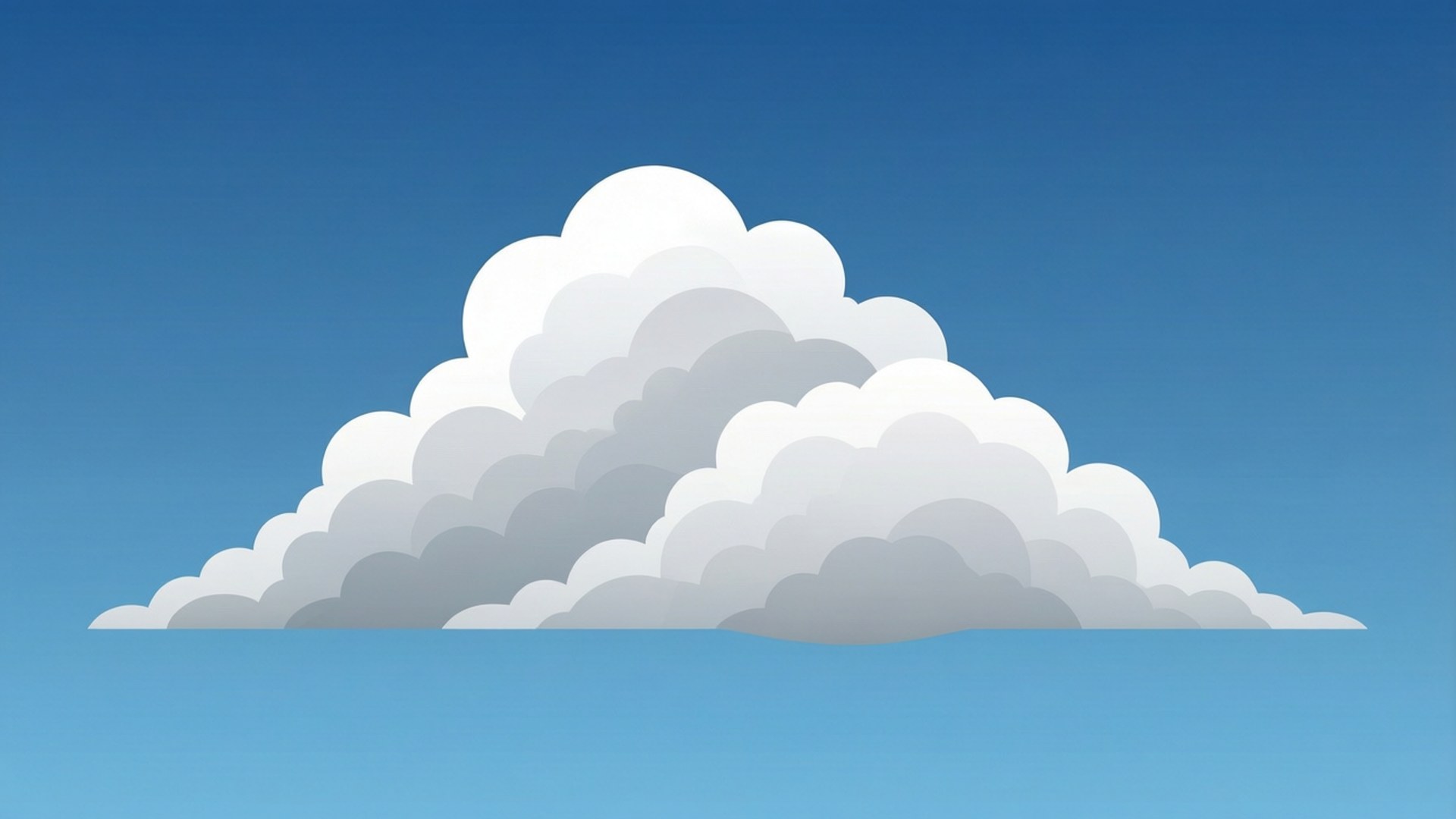 minimalist nimbus, nimbus cloud, flat design, Full HD Desktop Wallpaper
