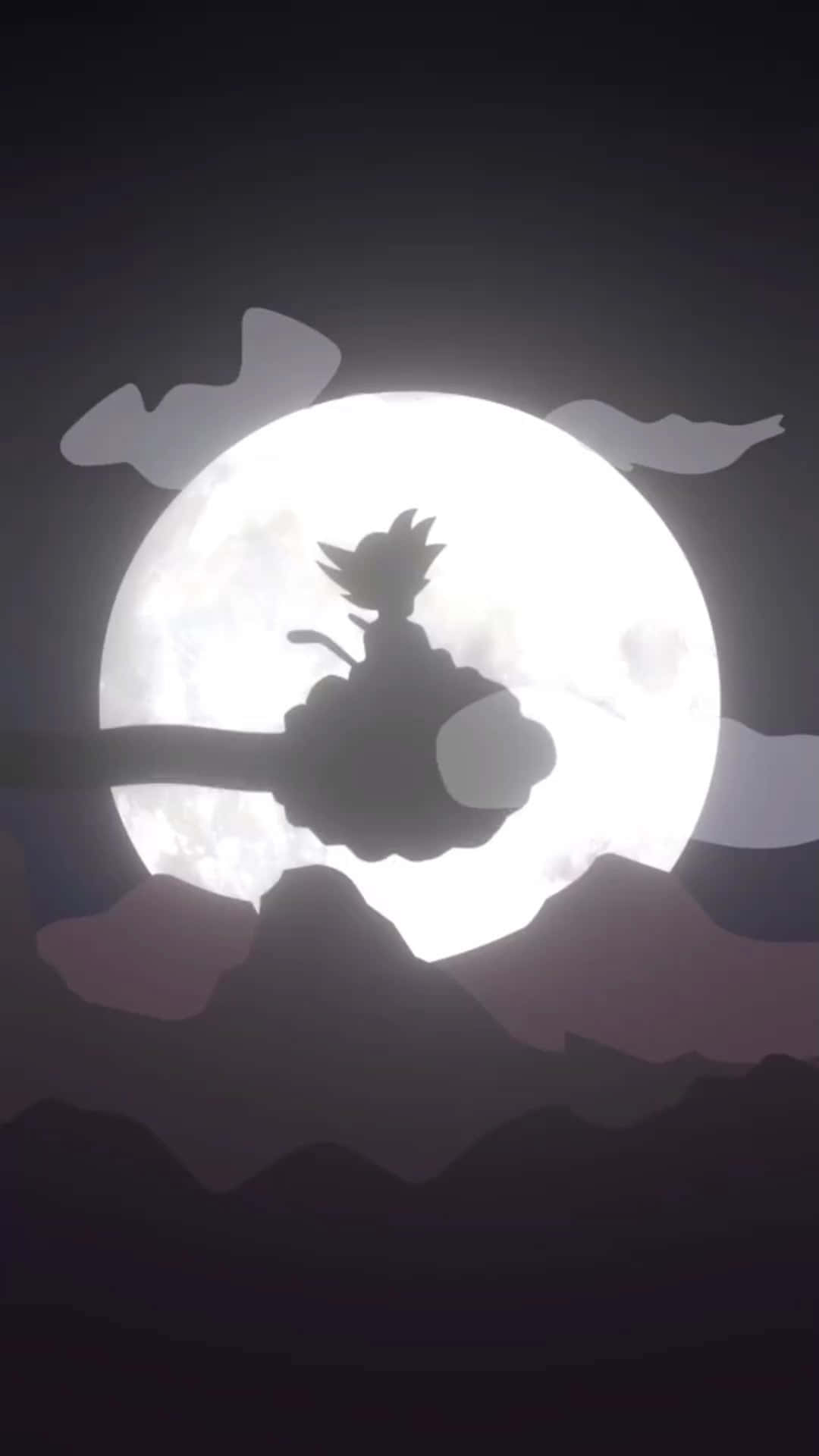 Nimbus, spiky-haired anime character, flying creature, Full HD Phone Wallpaper
