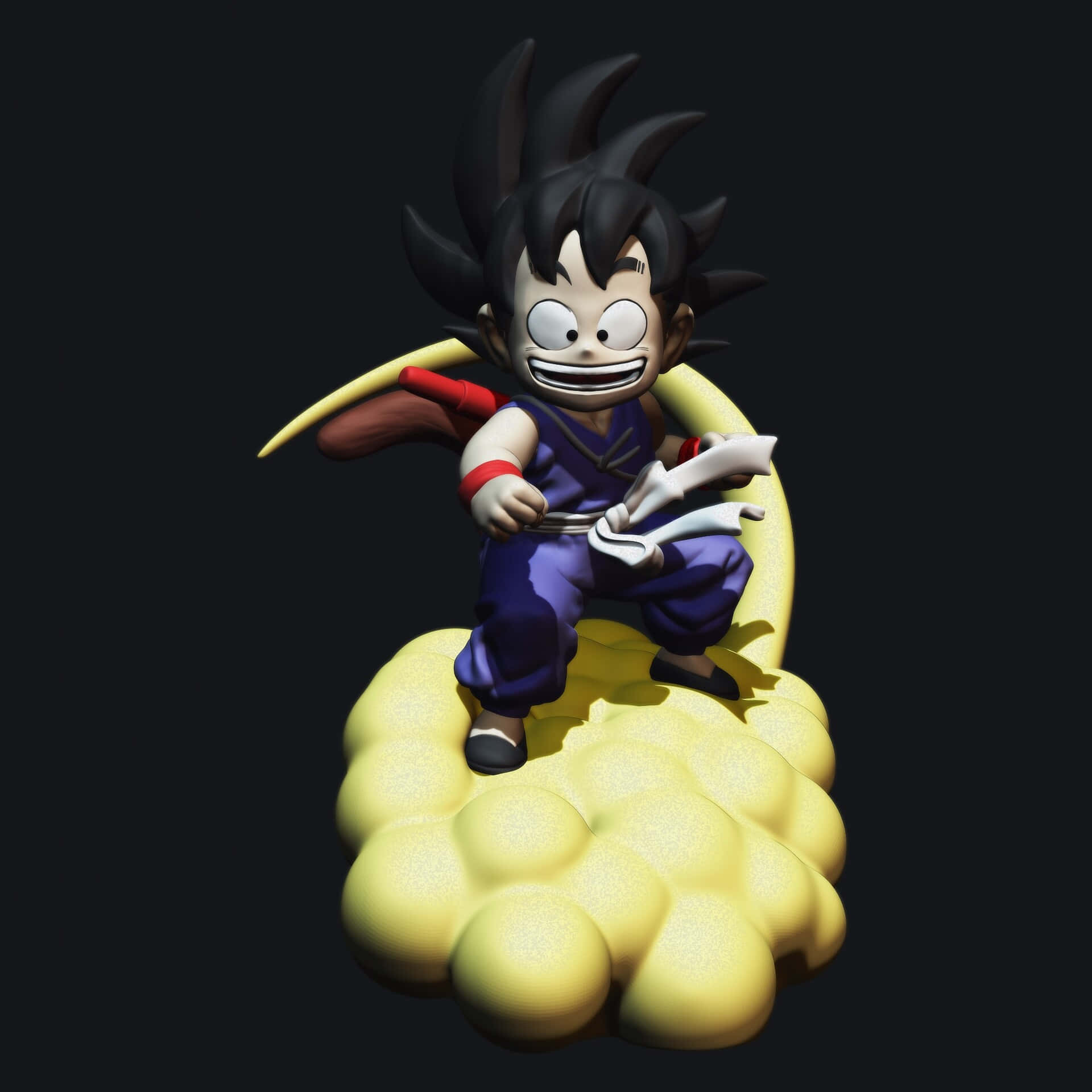 Nimbus, anime boy, spiky black hair, Full HD Desktop Wallpaper