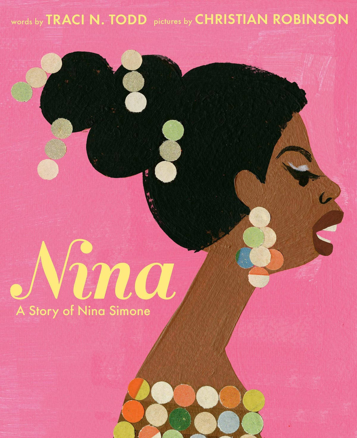 Nina Simone, autobiography book cover, bold black hair, HD Phone Wallpaper