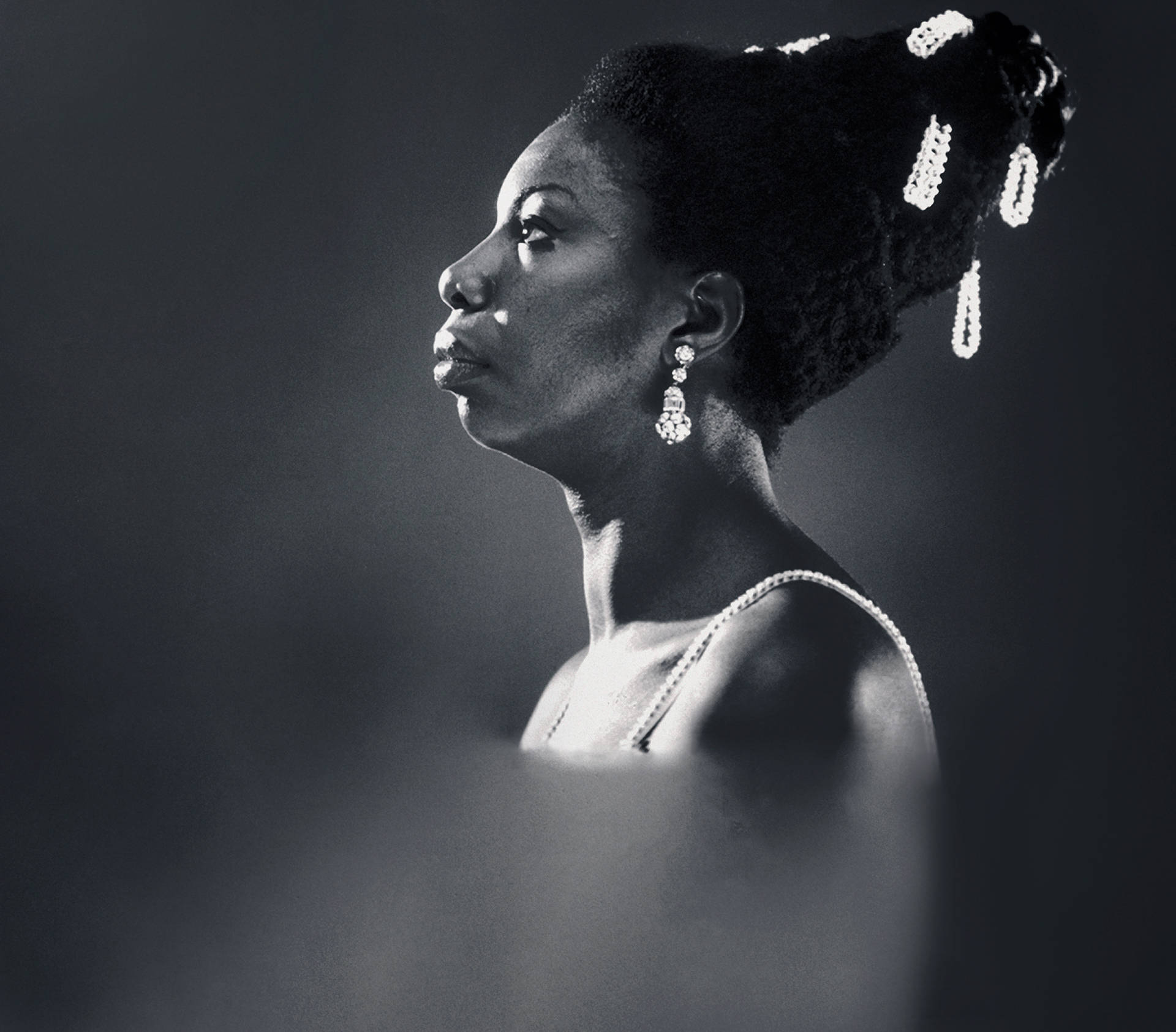 Nina Simone, jazz singer, 1968, Full HD Desktop Wallpaper