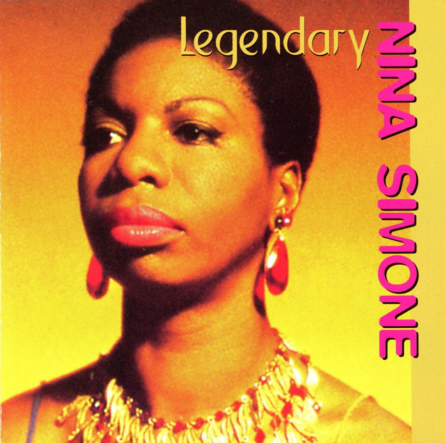 Nina Simone, pink earrings, gold necklace, HD Desktop Wallpaper