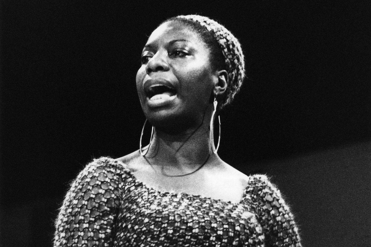Nina Simone, black woman, necklace, HD Desktop Wallpaper