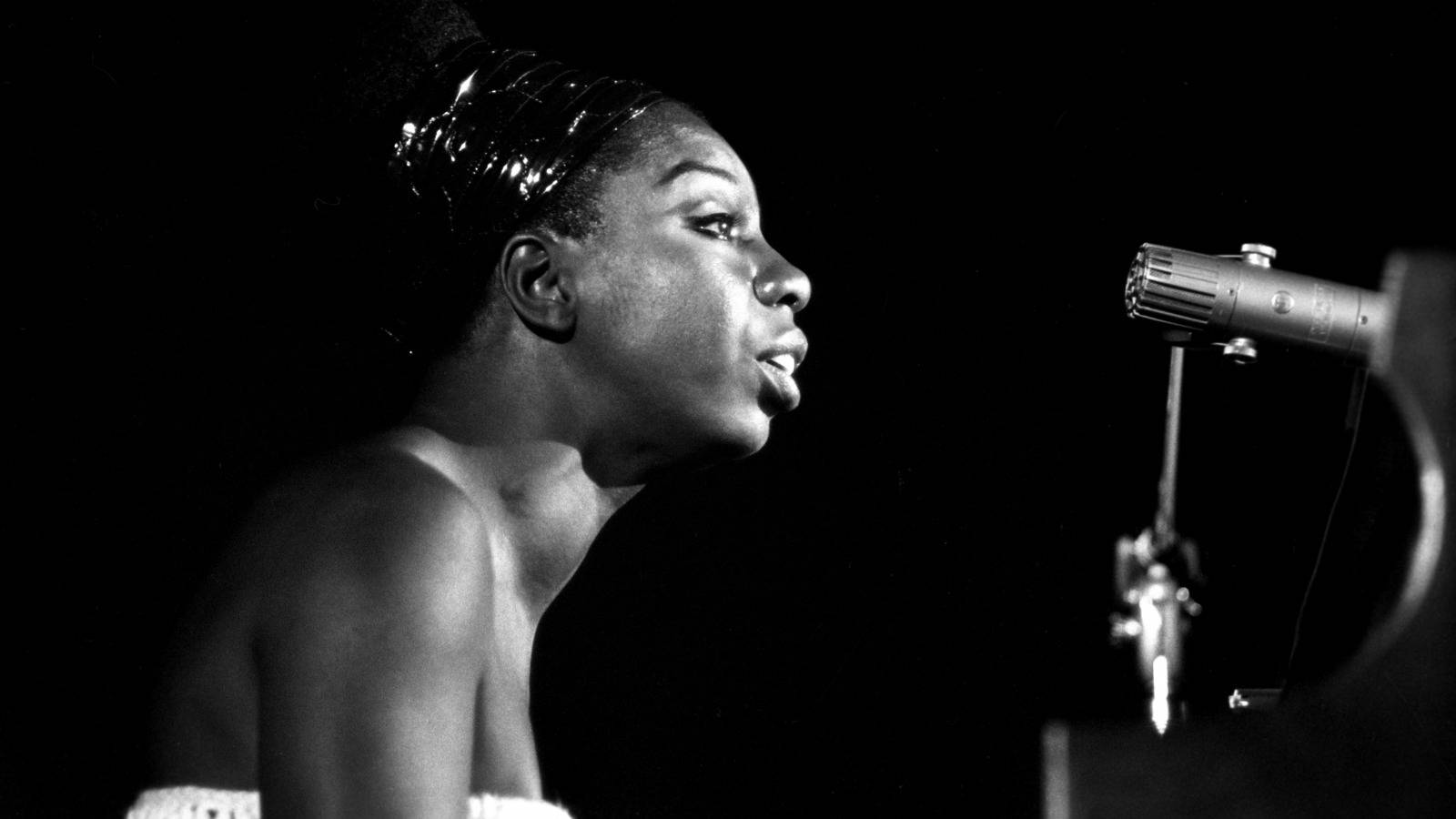 Nina Simone, pianist, singing, HD Desktop Wallpaper