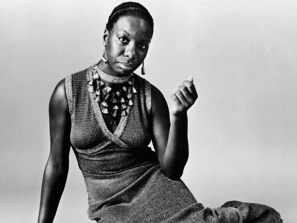 Nina Simone, 1968, studio portrait, SD Desktop Wallpaper