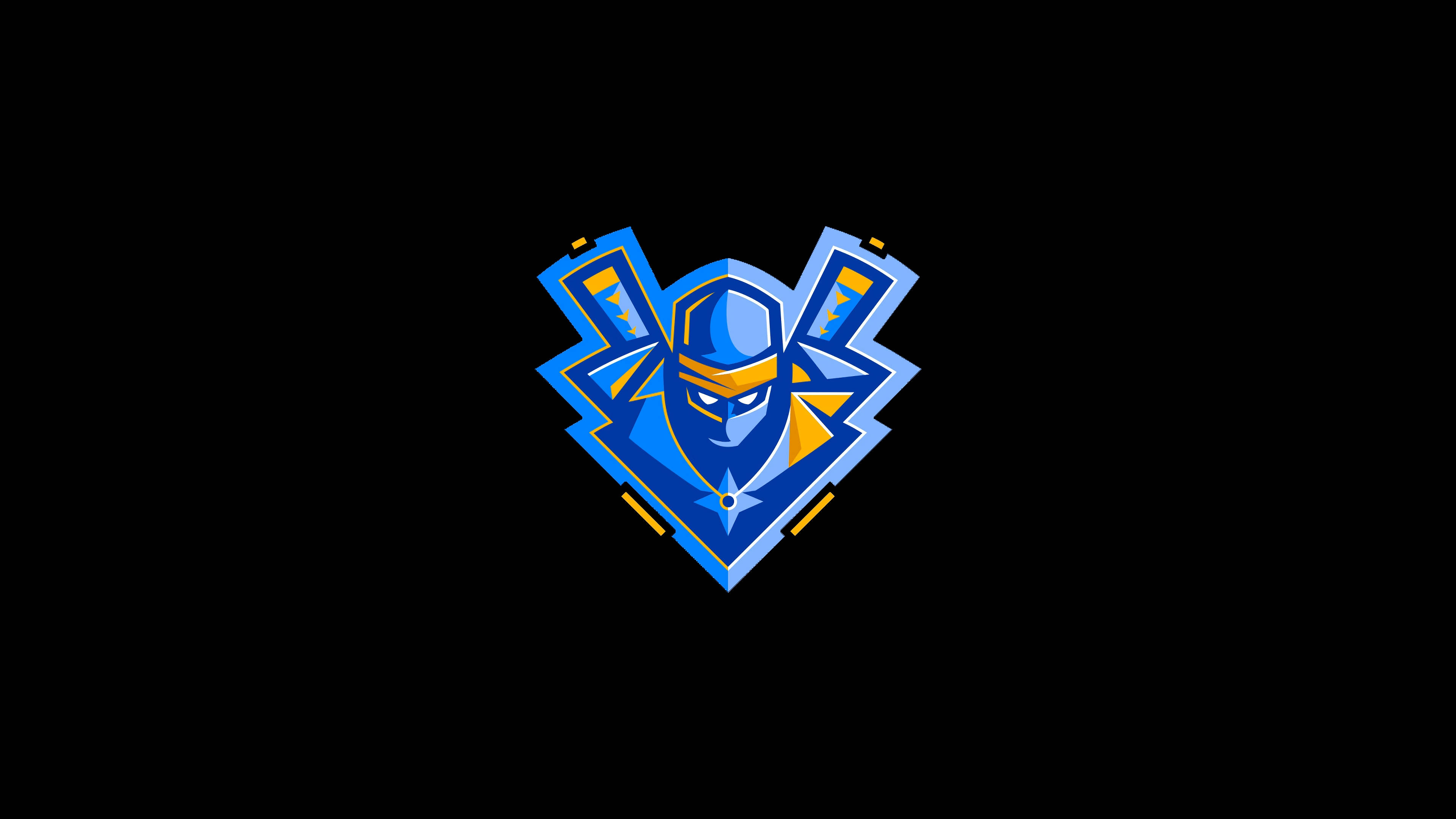 Fortnite, Ninja, blue ninja logo, 4K Desktop Wallpaper