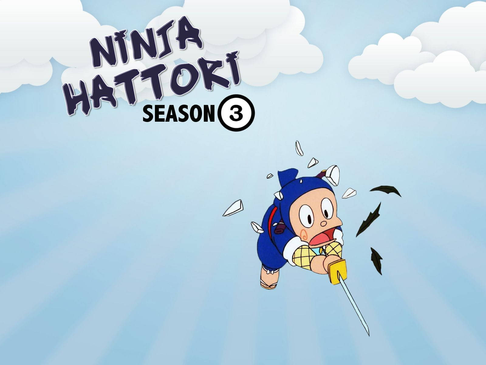 Ninja Hattori, Season 3, blue gear, HD Desktop Wallpaper