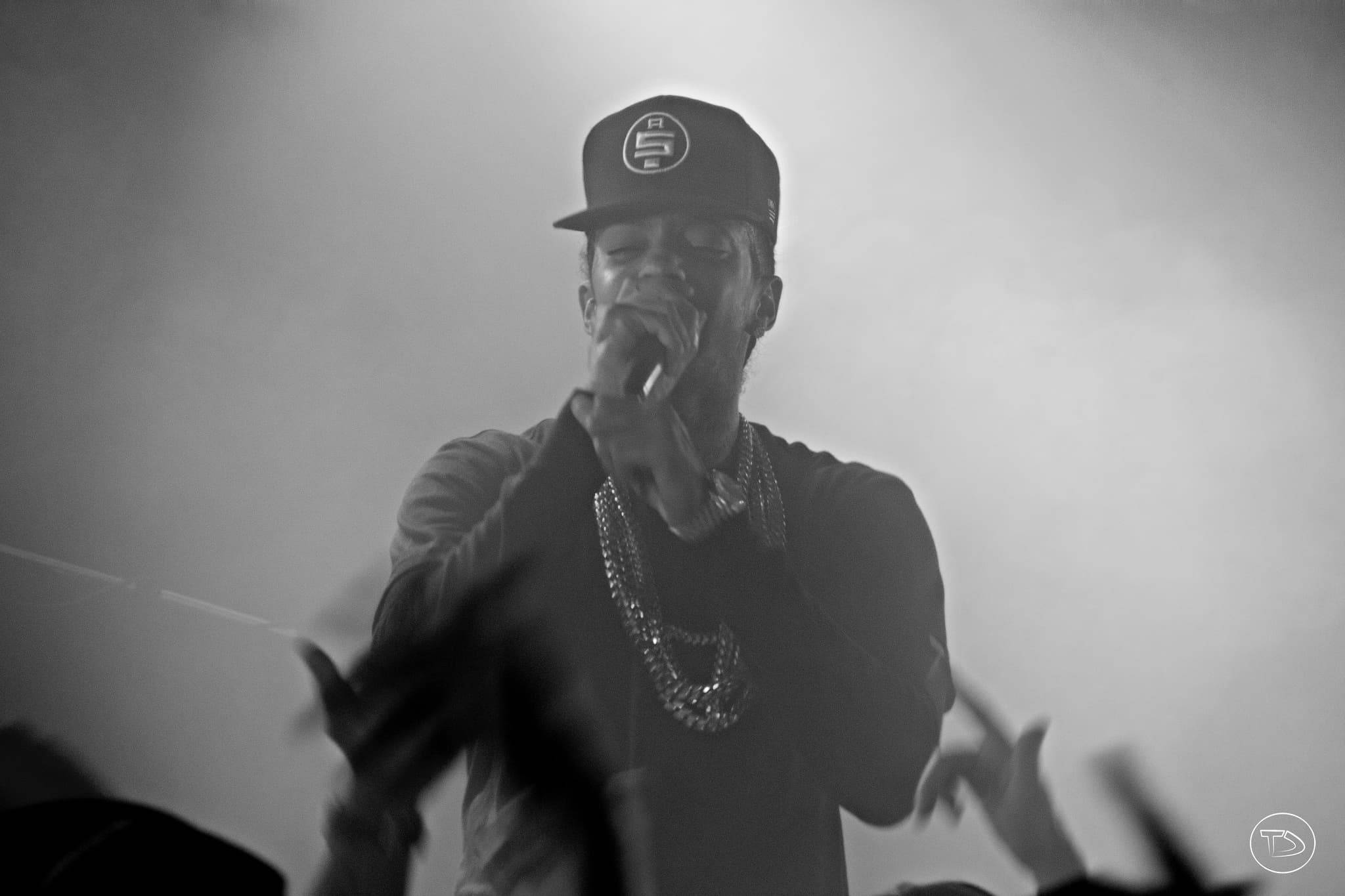 Nipsey Hussle, concert, smoky stage, Full HD Desktop Wallpaper