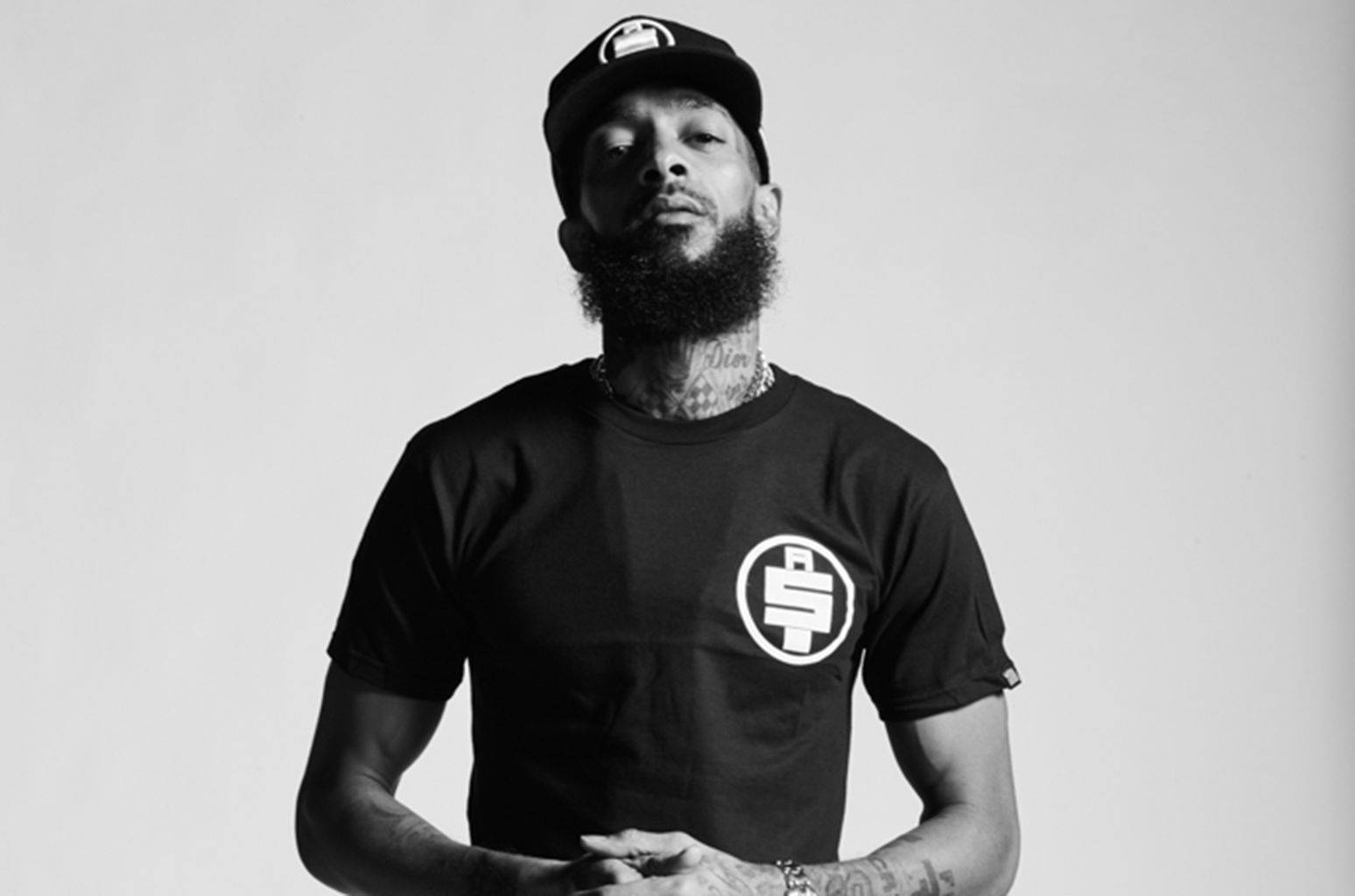 Nipsey Hussle, bearded man, cap, HD Desktop Wallpaper
