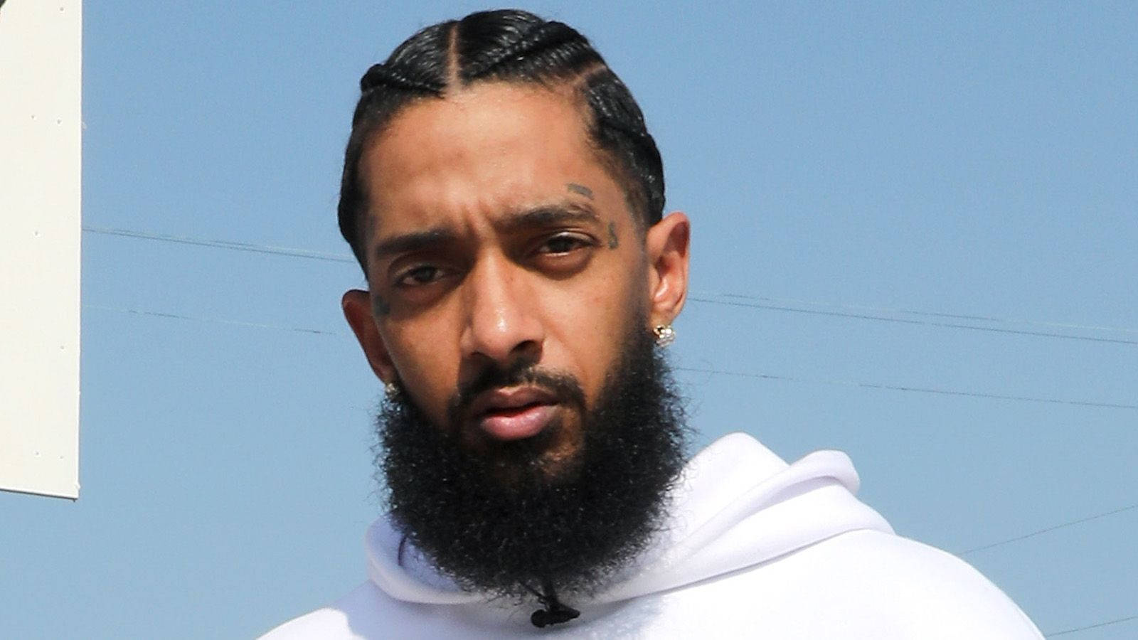 Nipsey Hussle, full beard, cornrows, HD Desktop Wallpaper