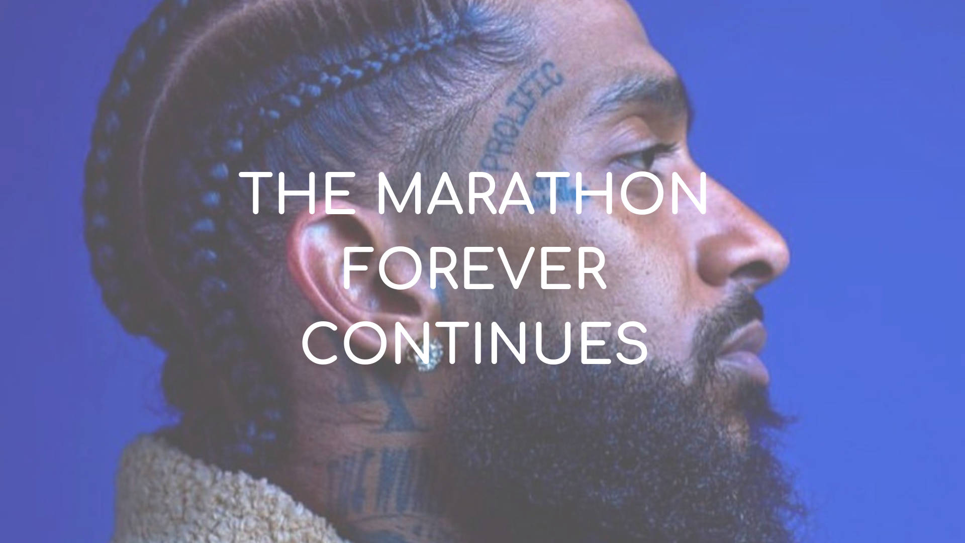 Nipsey Hussle, braided hair, tattoos, Full HD Desktop Wallpaper
