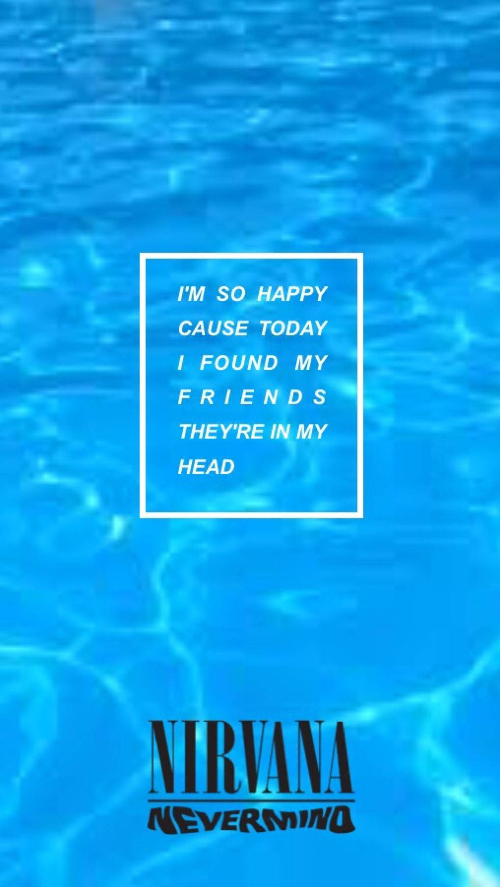 Nirvana, I'm So Happy, blue swimming pool, HD Phone Wallpaper