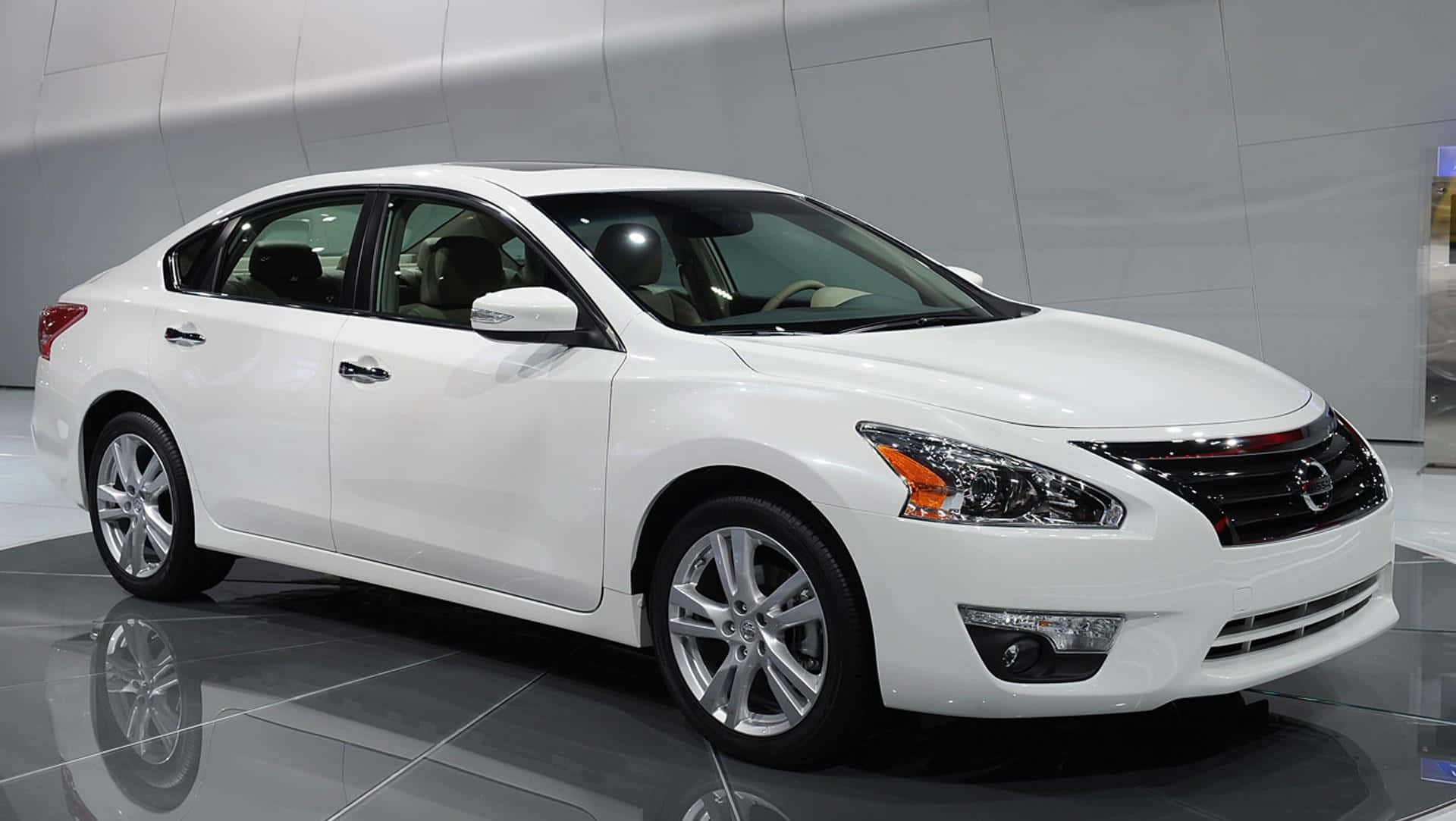 Nissan Altima, 2022 Nissan Altima, white, Full HD Desktop Wallpaper