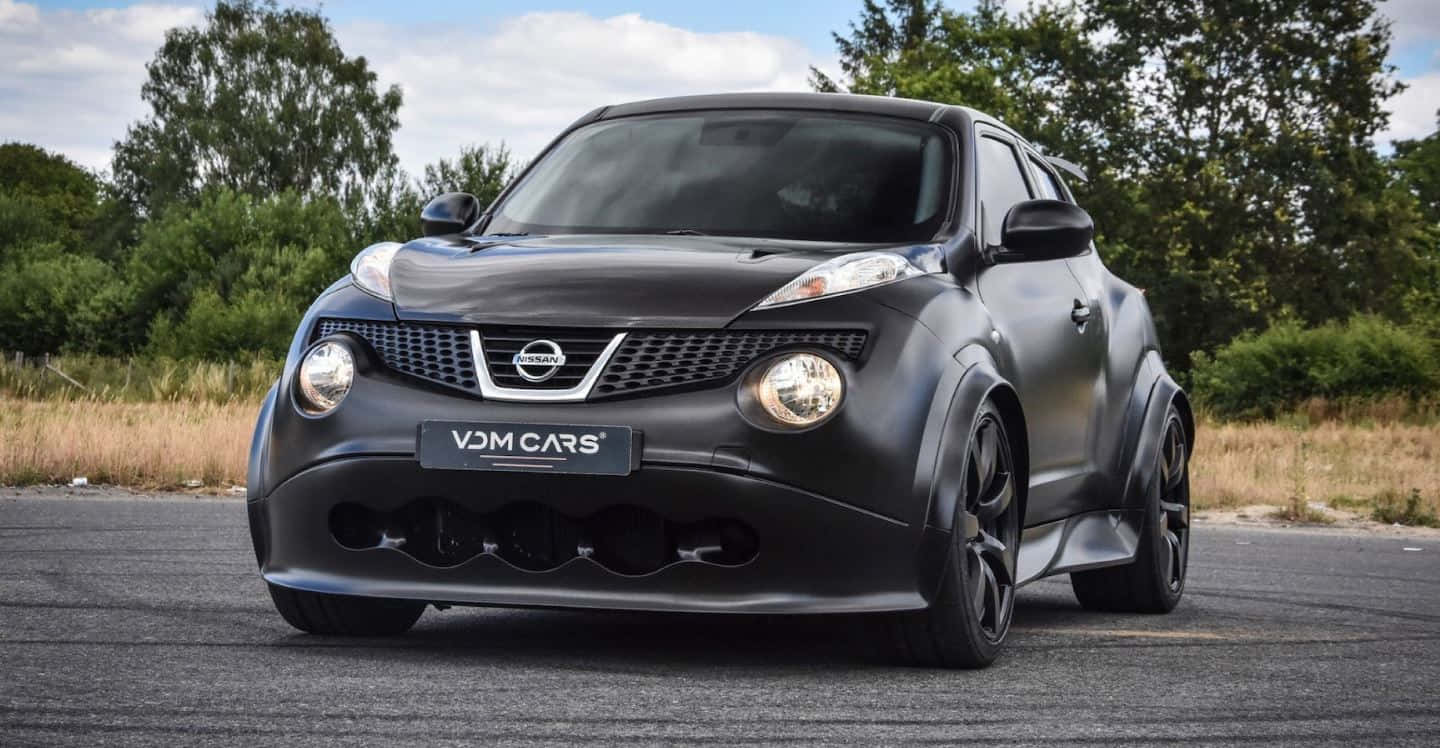 Nissan Juke, matte black, modified, HD Desktop Wallpaper