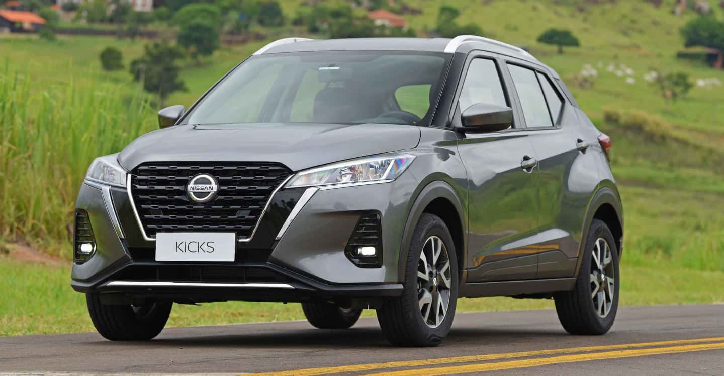 Nissan Kicks, gray, SUV, HD Desktop Wallpaper