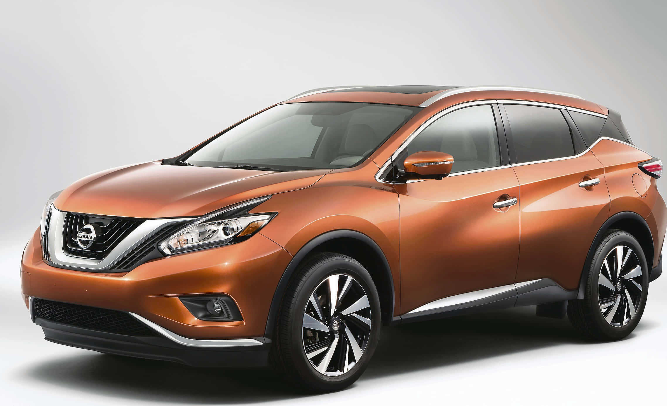Nissan Murano, copper-colored, silver accents, Full HD Desktop Wallpaper