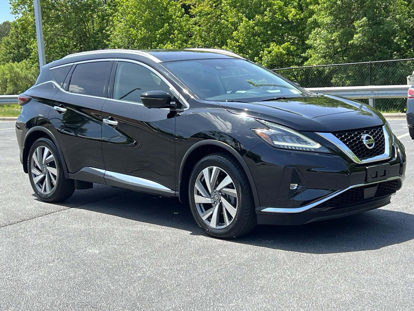 Nissan Murano, black, sunlight, HD Desktop Wallpaper