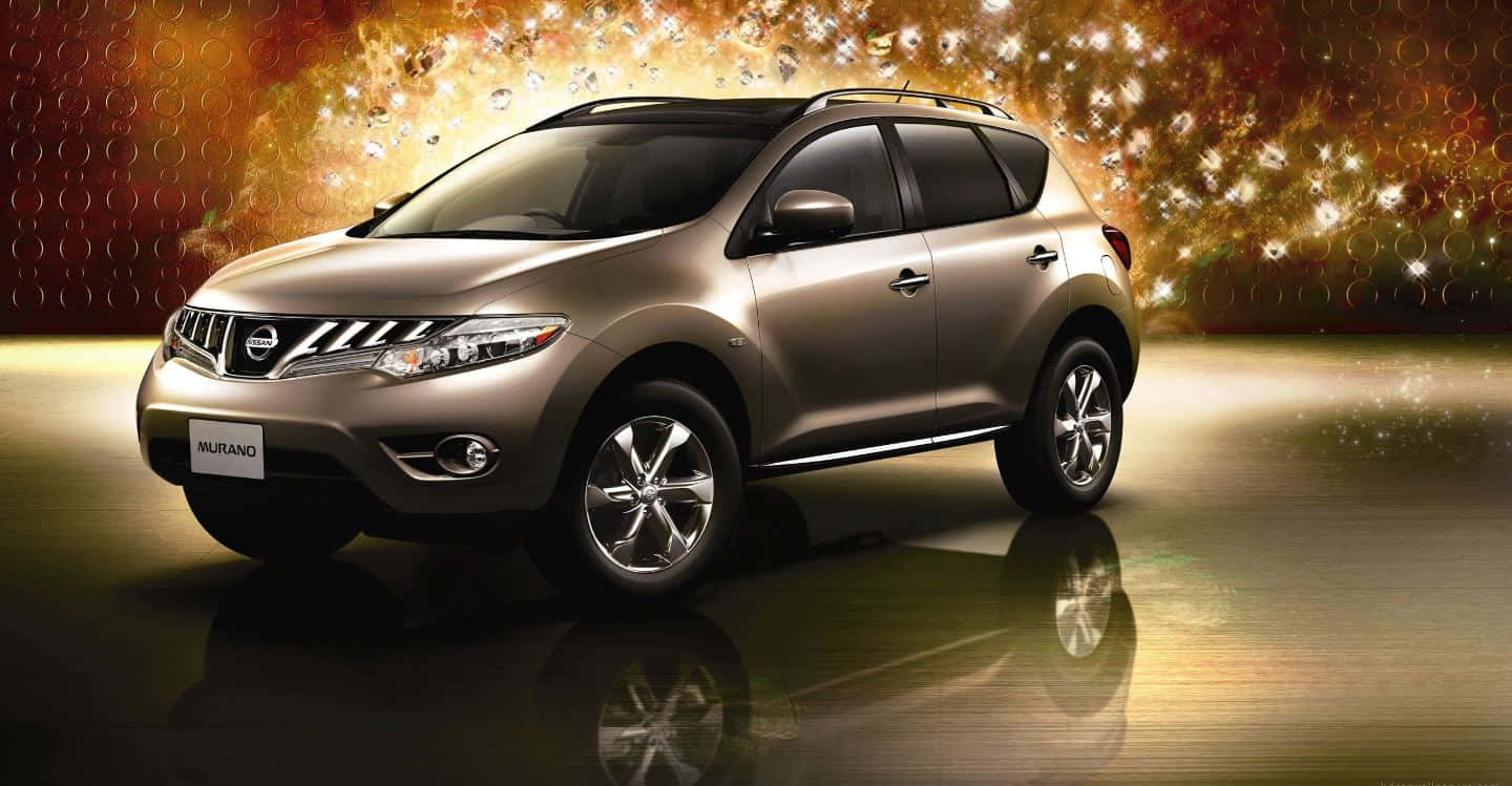 Nissan Murano, gold, spotlight, HD Desktop Wallpaper