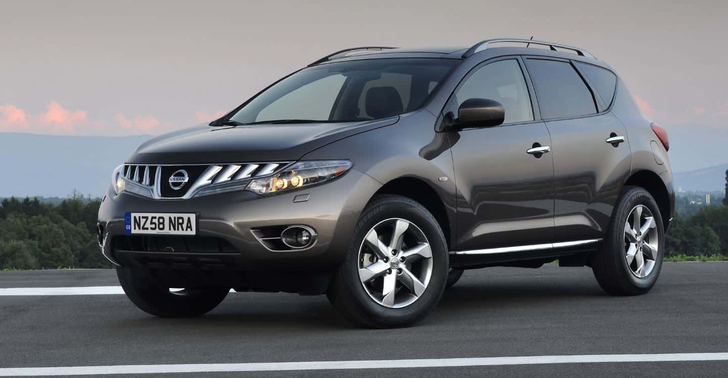 Nissan Murano, gray, asphalt road, HD Desktop Wallpaper