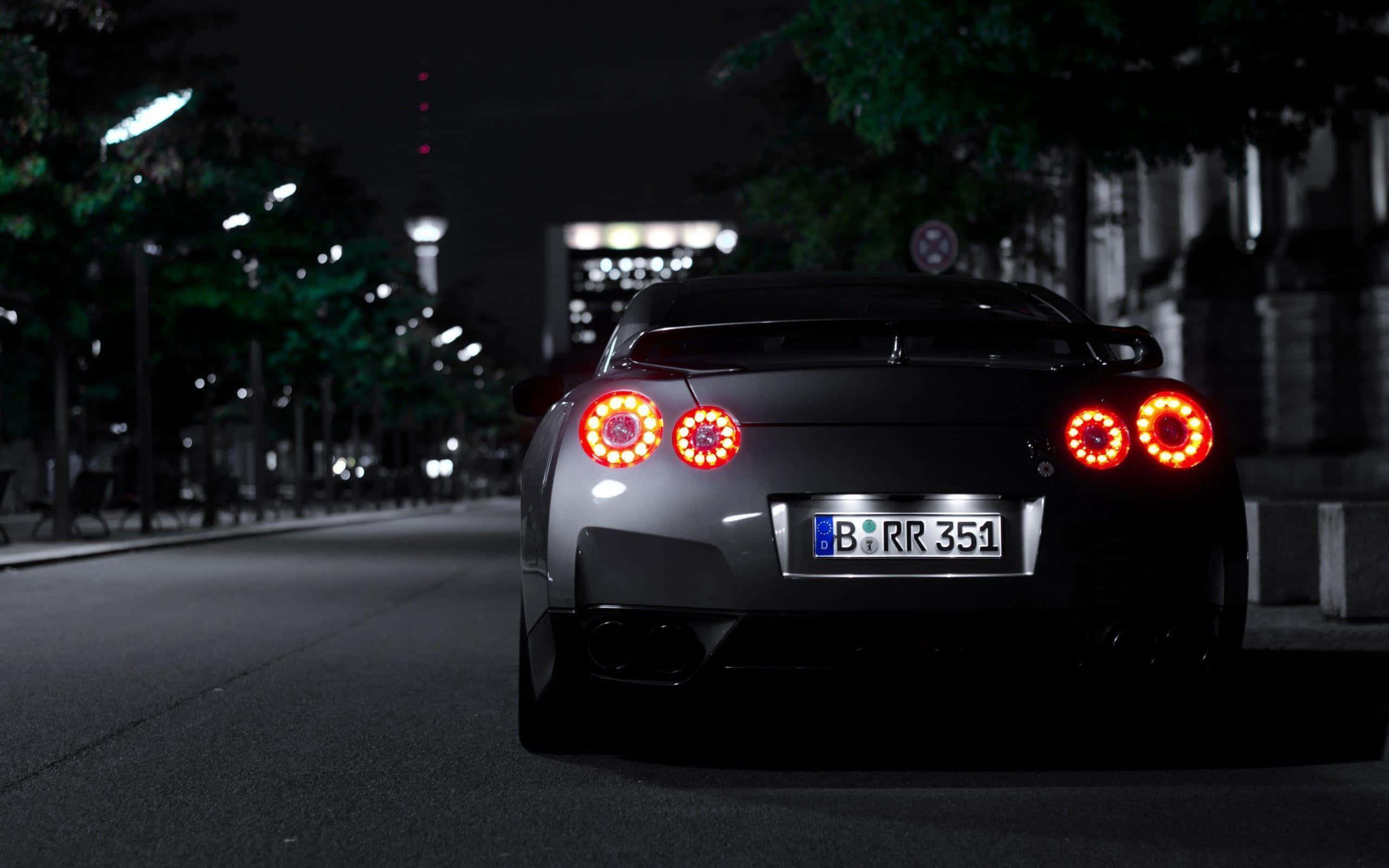 Nissan R35 GTR, Skyline, silver, 2K Desktop Wallpaper
