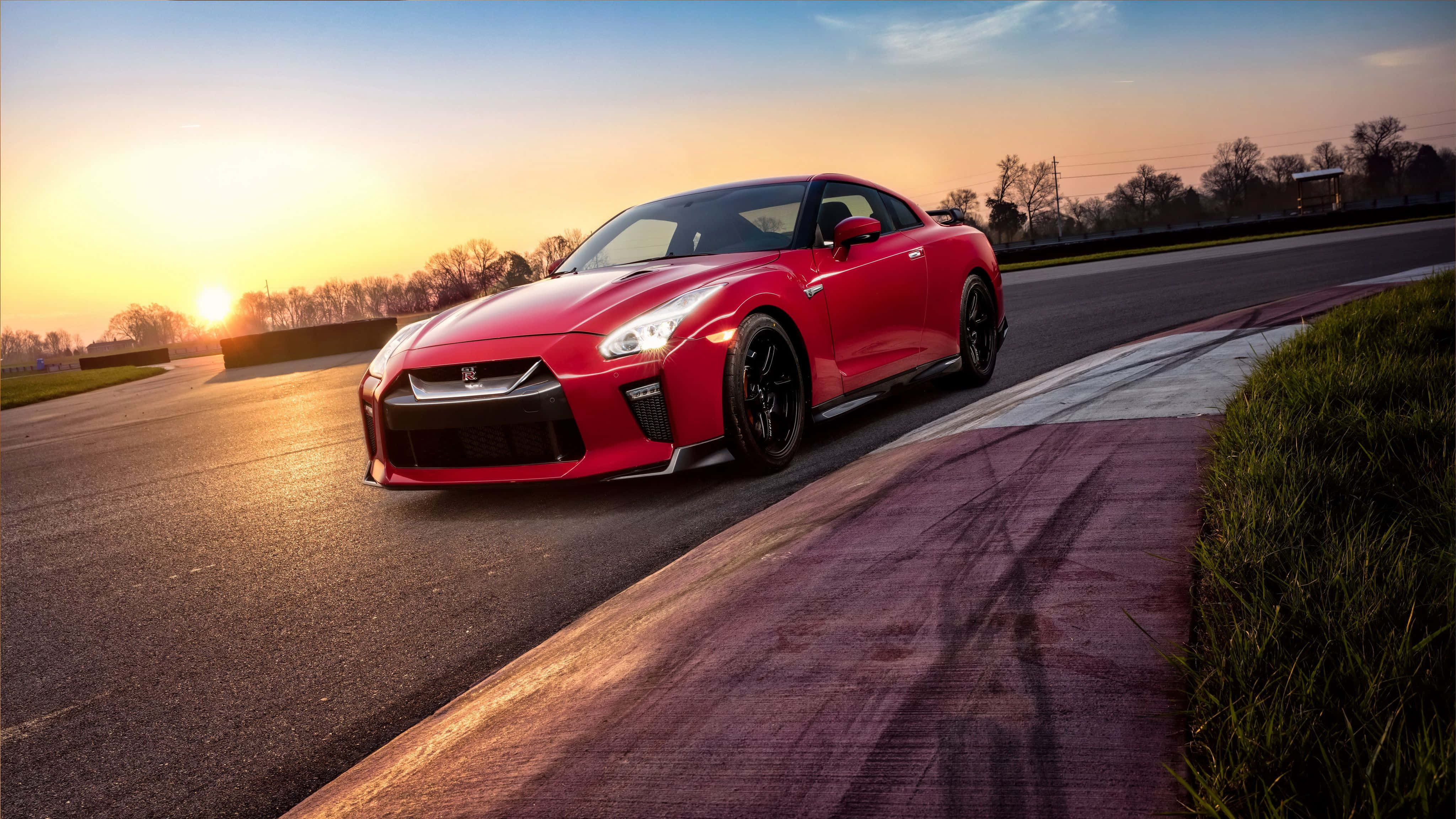 2017 Nissan R35 Gtr, r35 gtr, racetrack, 4K Desktop Wallpaper