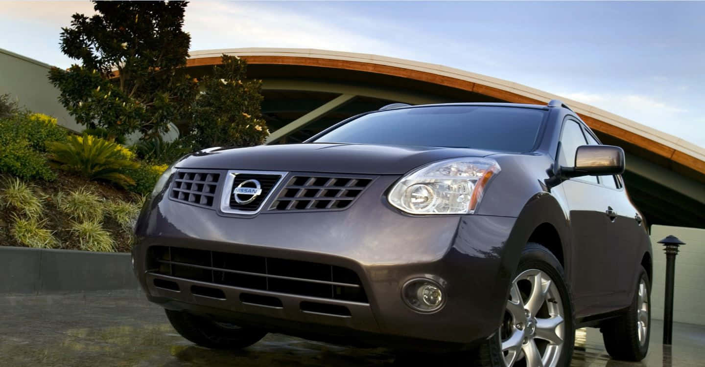 Nissan Rogue, dark gray, modern curved roof, HD Desktop Wallpaper