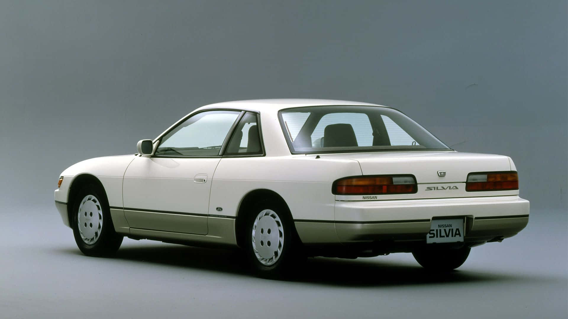 Nissan Silvia S13, white, coupe, Full HD Desktop Wallpaper