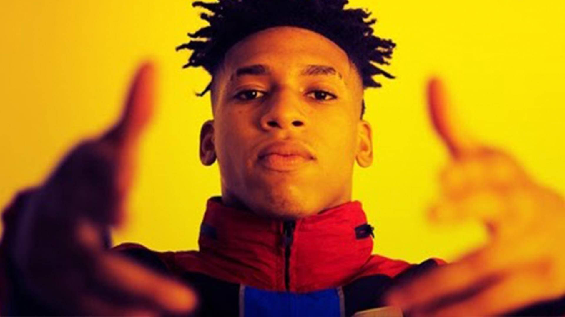 Nle Choppa, dreadlocks, red jacket, Full HD Desktop Wallpaper