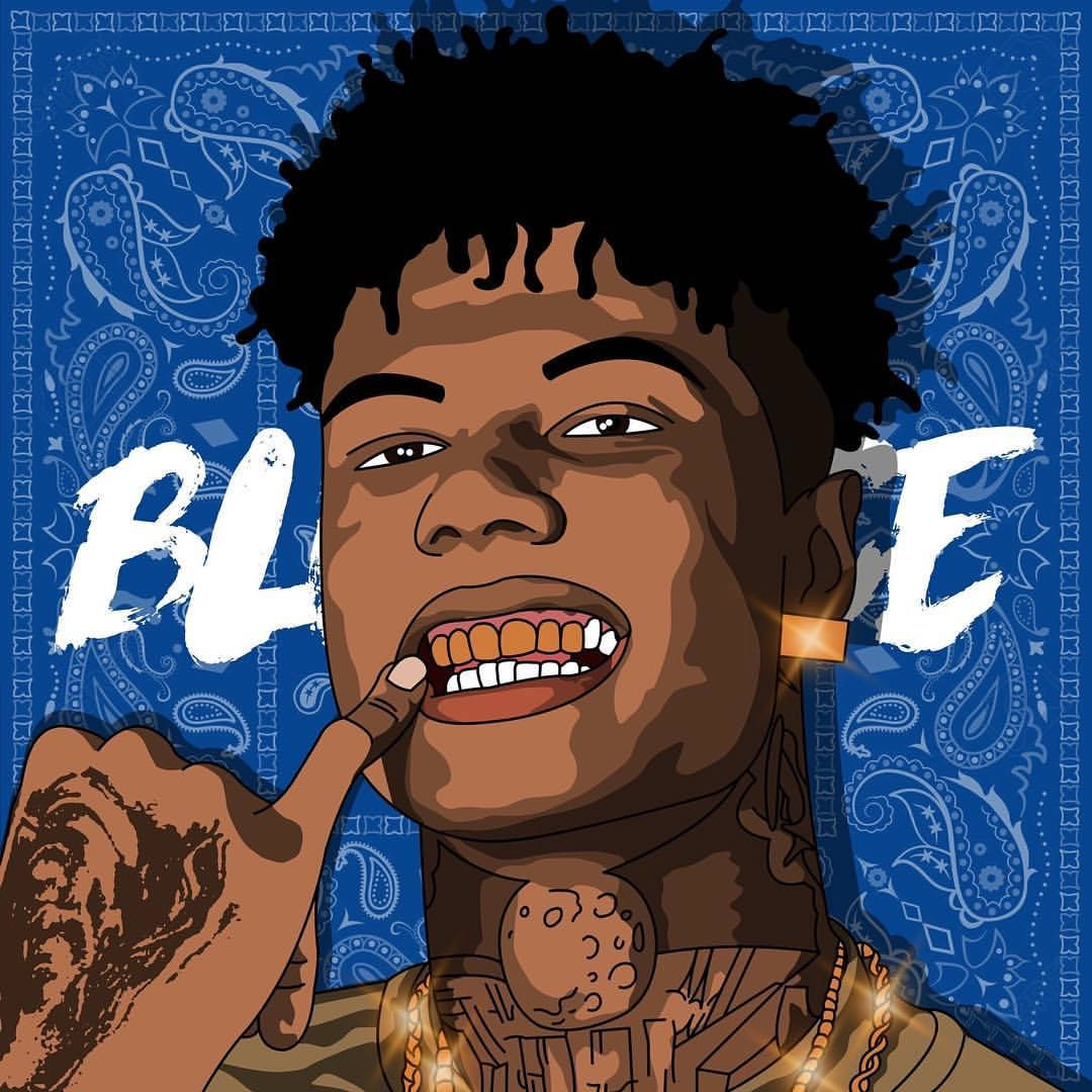 Nle Choppa, afro hair, gold teeth, SD Desktop Wallpaper