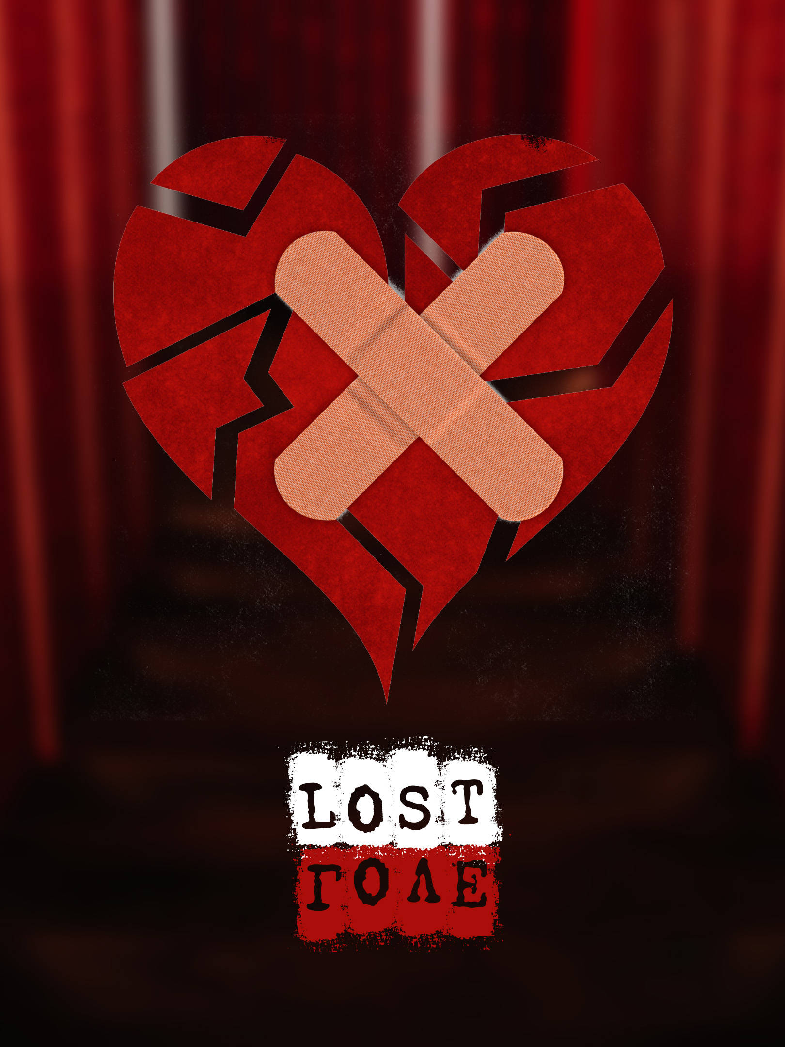 No Love, broken heart, plaster, Full HD Phone Wallpaper