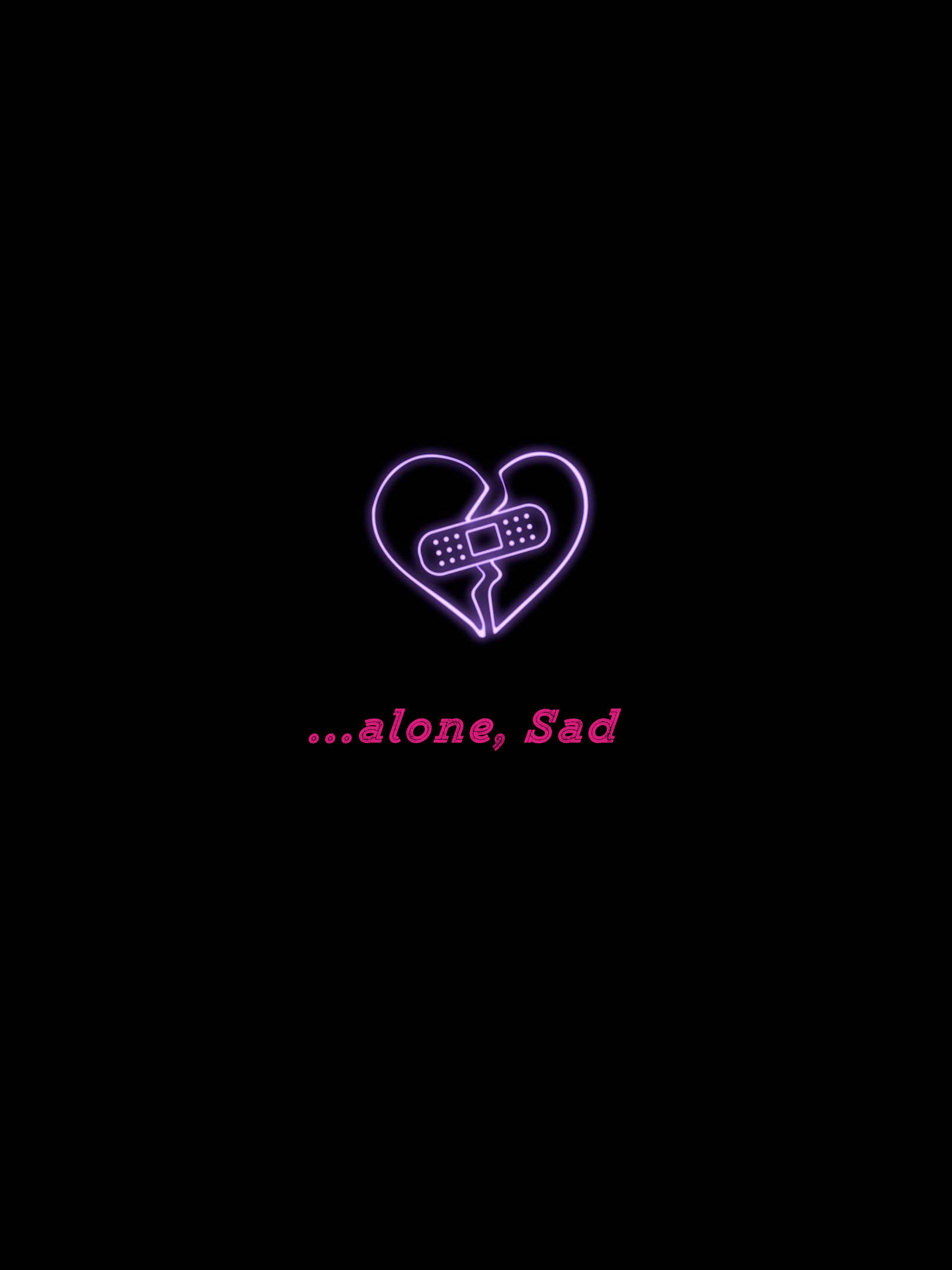 No Love, broken heart, plaster, Full HD Phone Wallpaper