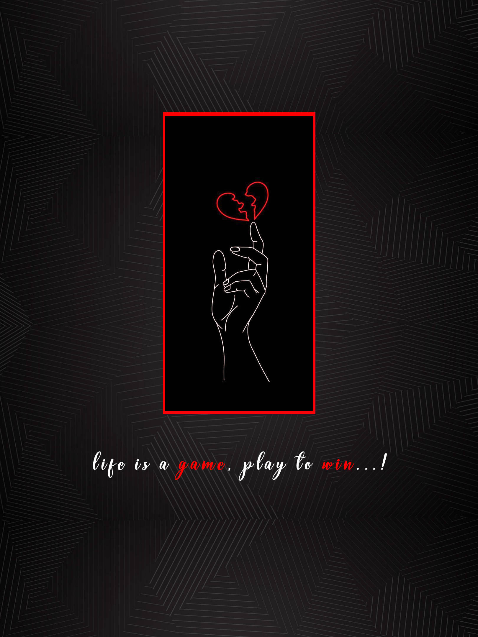 No Love, hand, broken red heart, Full HD Phone Wallpaper