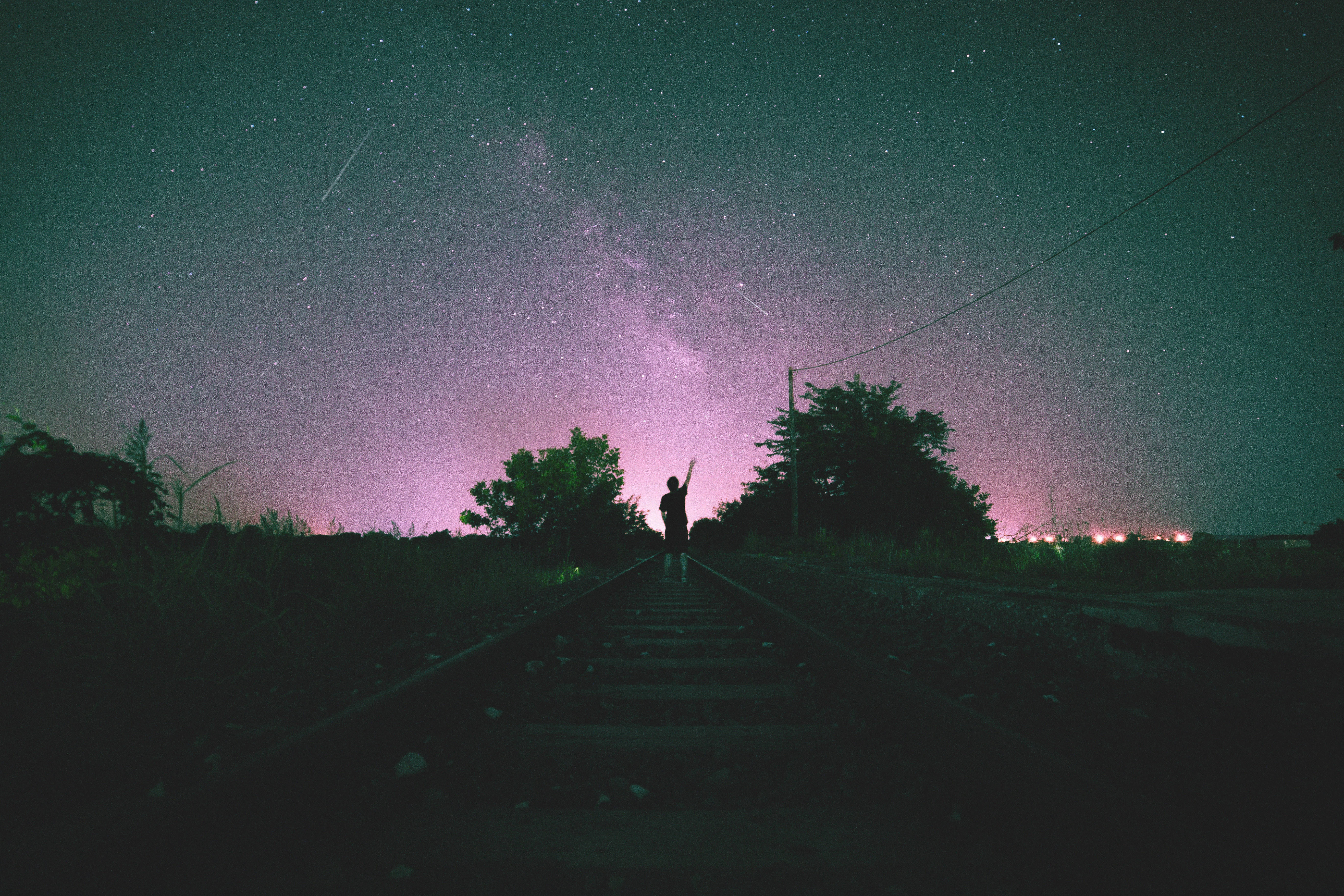 No Man's Sky, vibrant starry night sky, purple Milky Way, 5K Desktop Wallpaper