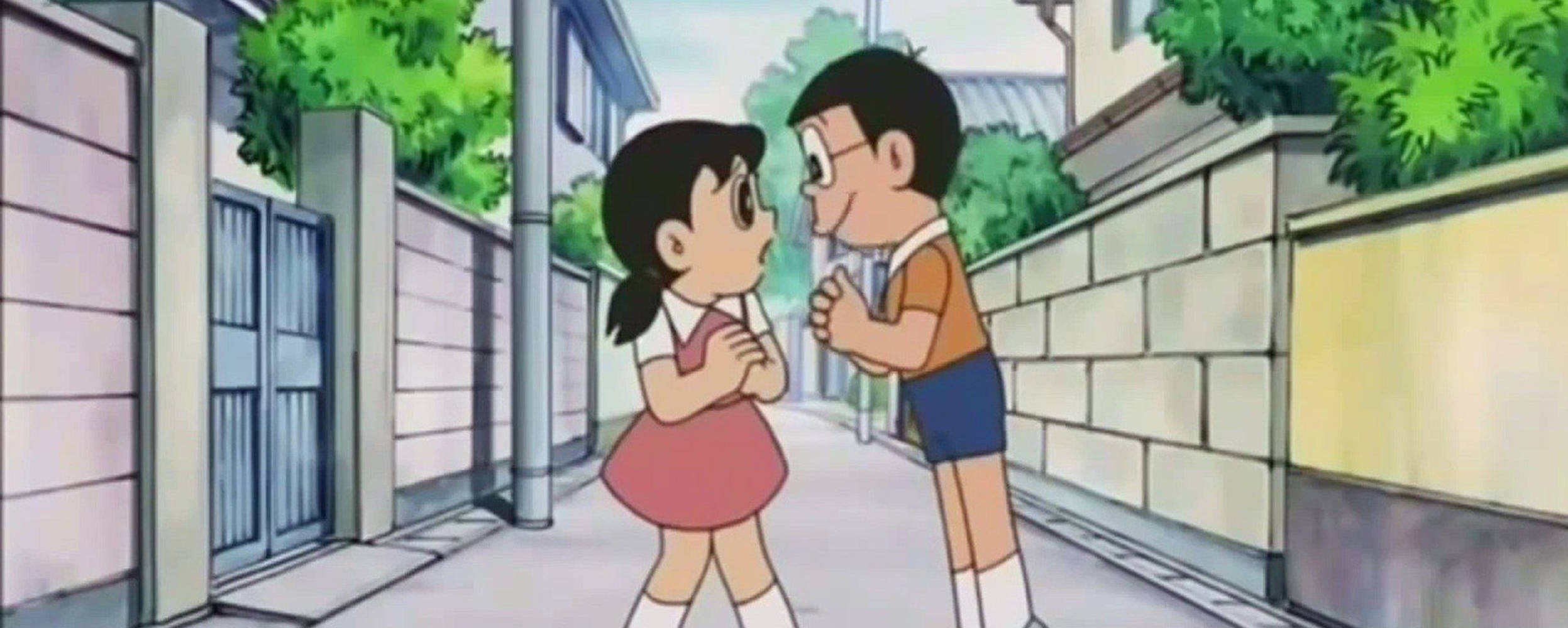 Nobita, Shizuka, anime, Full HD Desktop Wallpaper