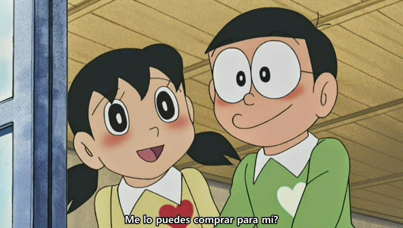 Nobita, Shizuka, window, HD Desktop Wallpaper