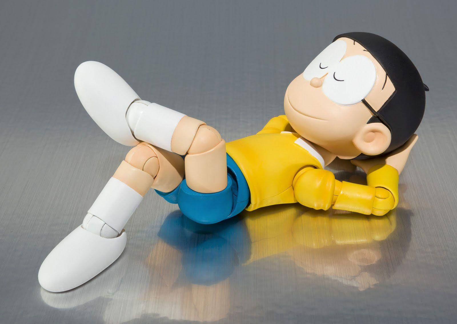 Nobita, yellow shirt, blue shorts, HD Desktop Wallpaper